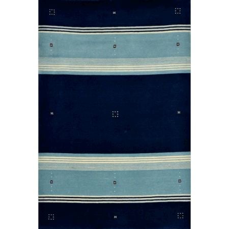 Modern Hand Knotted Trible Wool Rug